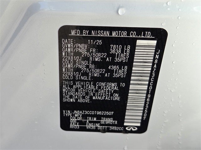 2026 INFINITI QX80 Autograph 4WD