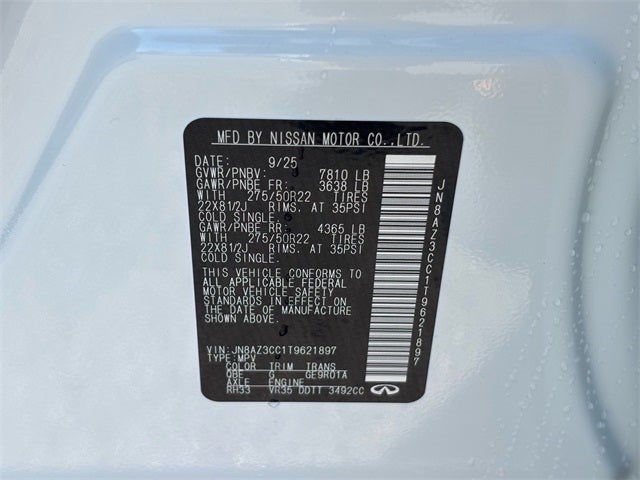 2026 INFINITI QX80 Autograph 4WD