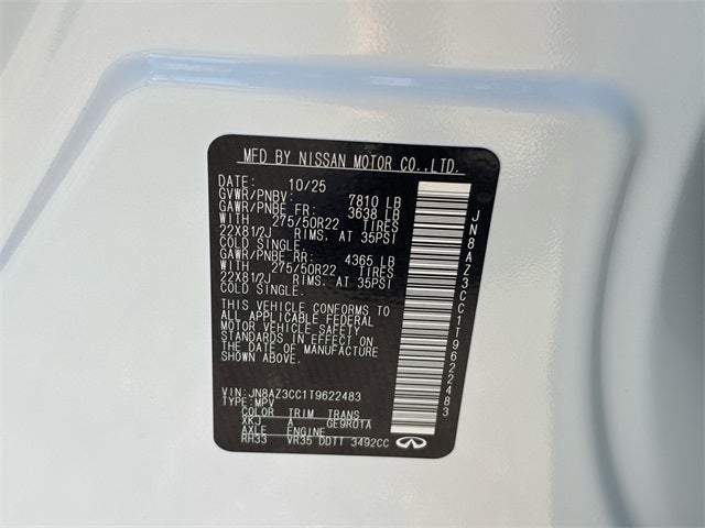 2026 INFINITI QX80 Autograph 4WD