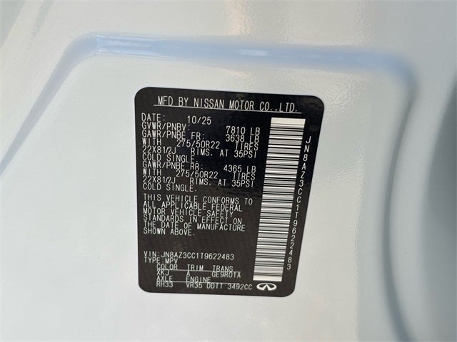 2026 INFINITI QX80 Autograph 4WD