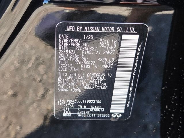 2026 INFINITI QX80 Autograph 4WD