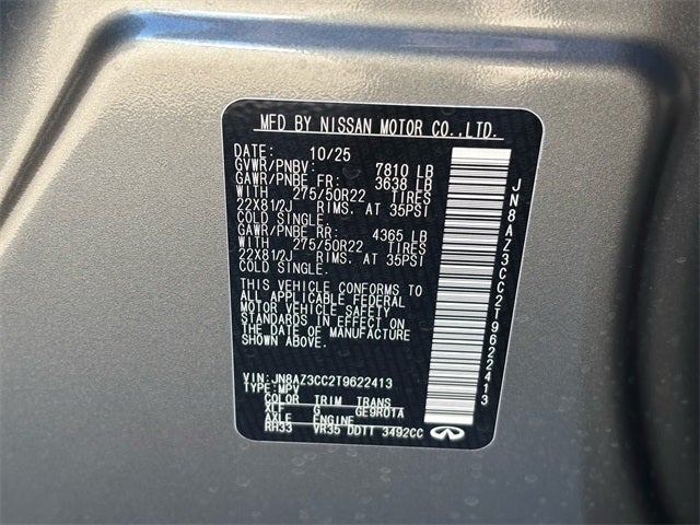 2026 INFINITI QX80 Autograph 4WD