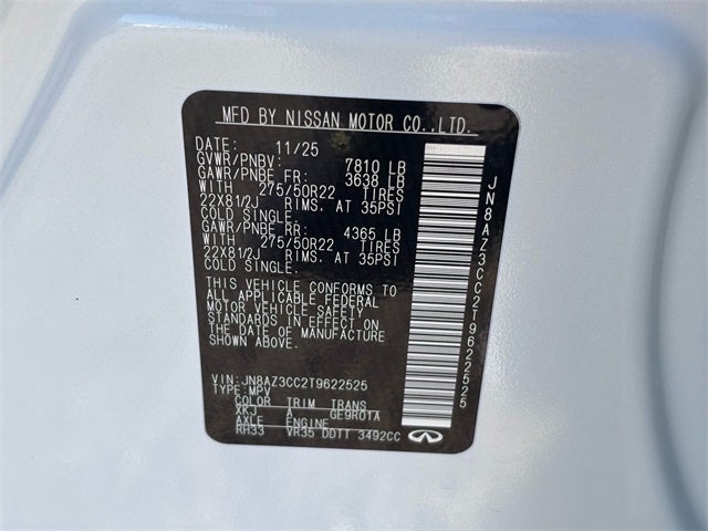 2026 INFINITI QX80 Autograph 4WD