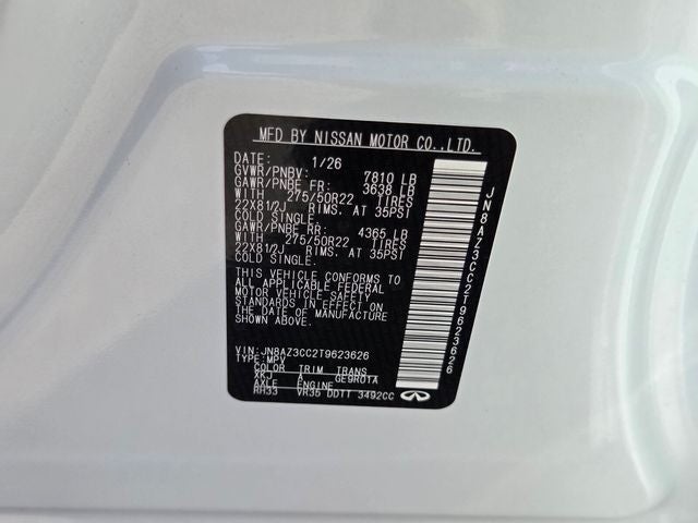 2026 INFINITI QX80 Autograph 4WD