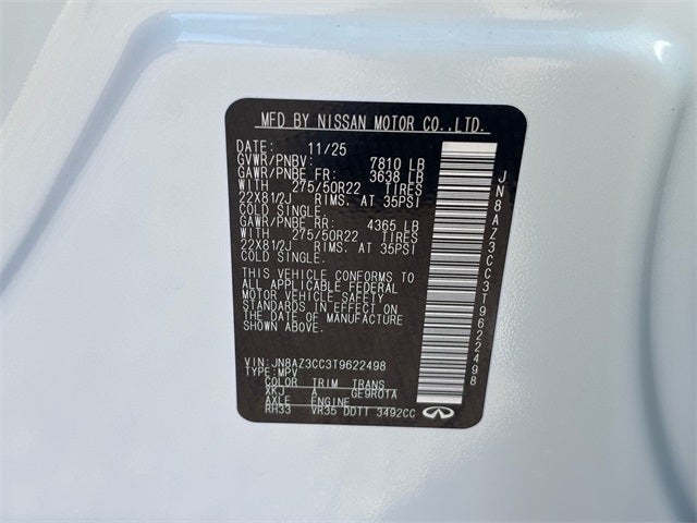 2026 INFINITI QX80 Autograph 4WD