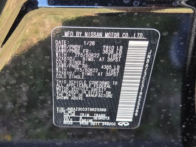 2026 INFINITI QX80 Autograph 4WD