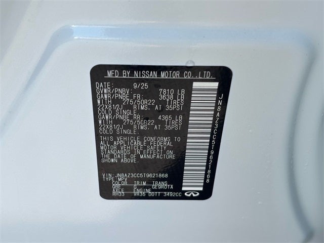 2026 INFINITI QX80 Autograph 4WD