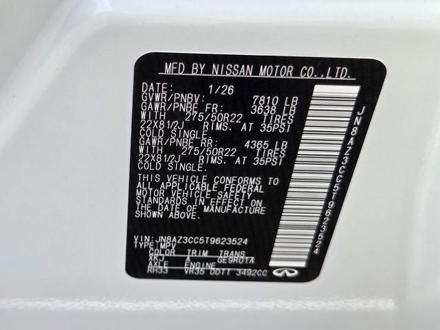 2026 INFINITI QX80 Autograph 4WD