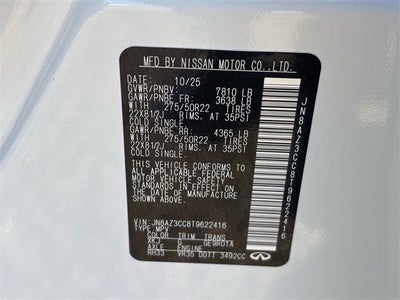 2026 INFINITI QX80 Autograph 4WD