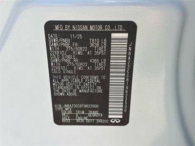 2026 INFINITI QX80 Autograph 4WD