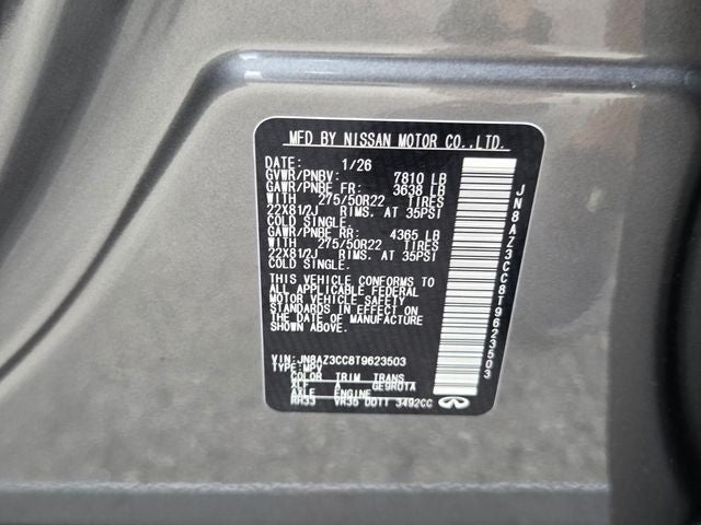 2026 INFINITI QX80 Autograph 4WD