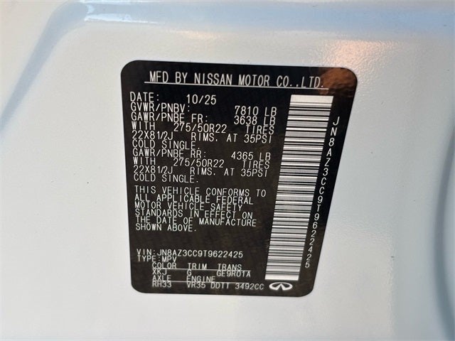 2026 INFINITI QX80 Autograph 4WD