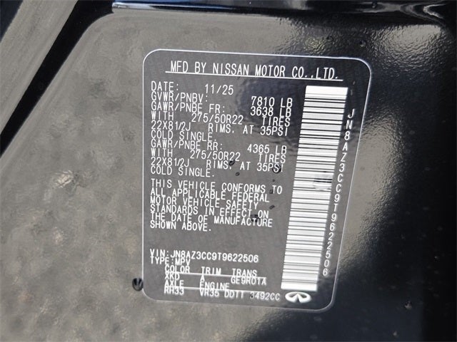 2026 INFINITI QX80 Autograph 4WD