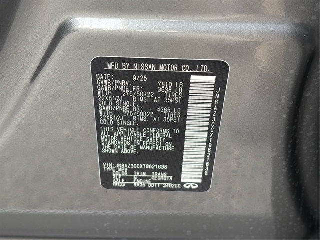 2026 INFINITI QX80 Autograph 4WD