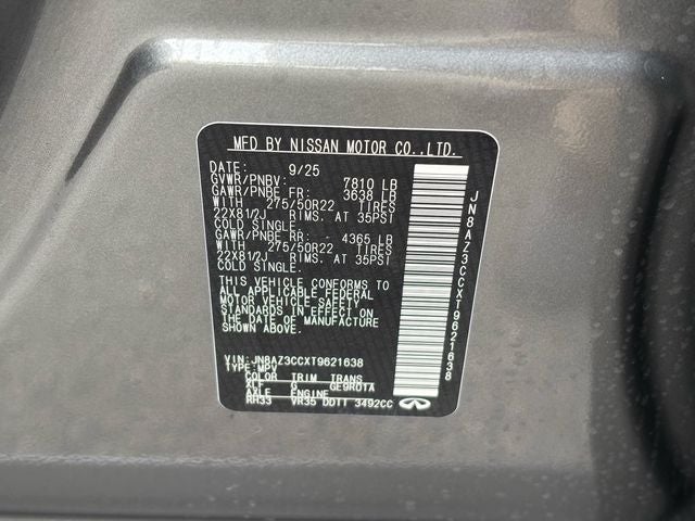 2026 INFINITI QX80 AUTOGRAPH