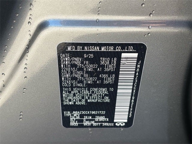 2026 INFINITI QX80 Autograph 4WD