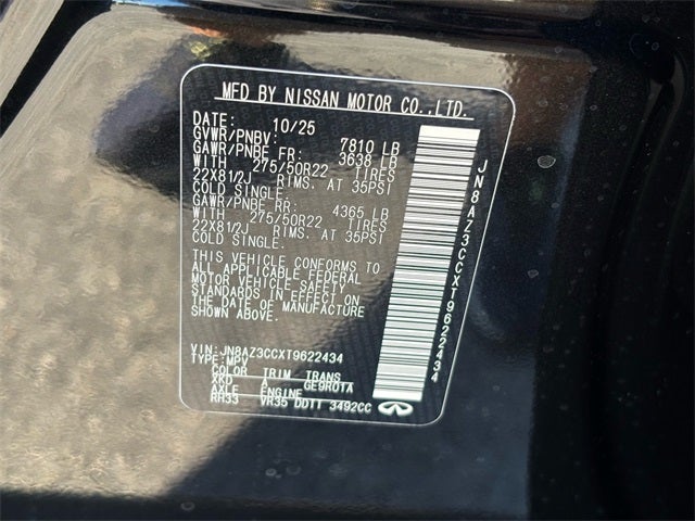 2026 INFINITI QX80 Autograph 4WD