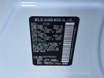 2026 INFINITI QX80 Autograph 4WD