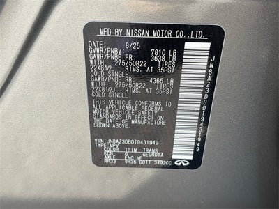 2026 INFINITI QX80 Sport 4WD