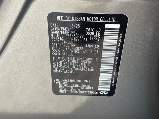 2026 INFINITI QX80 Sport 4WD