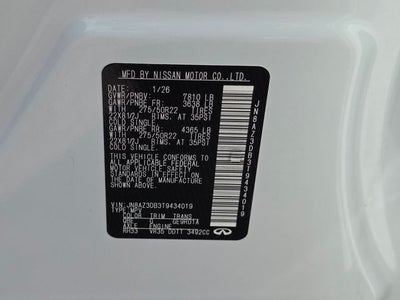 2026 INFINITI QX80 Sport 4WD