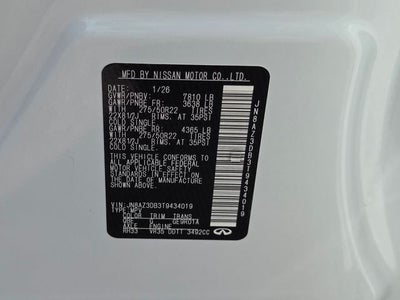 2026 INFINITI QX80 Sport 4WD