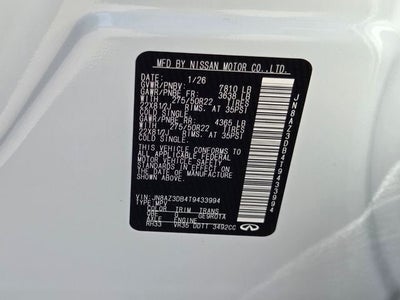 2026 INFINITI QX80 Sport 4WD