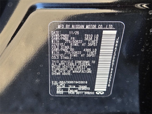 2026 INFINITI QX80 Sport 4WD