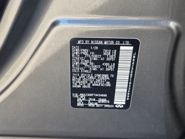 2026 INFINITI QX80 Sport 4WD