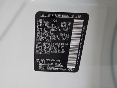 2026 INFINITI QX80 Sport 4WD