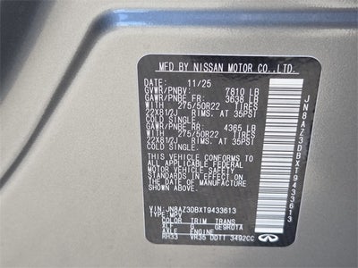 2026 INFINITI QX80 Sport 4WD