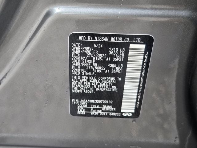 2025 INFINITI QX80 Sensory 4WD