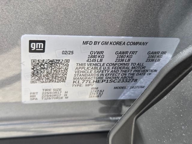 2025 Chevrolet Trax LT