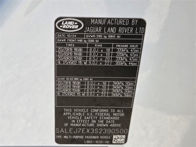 2025 Land Rover Defender 110 S