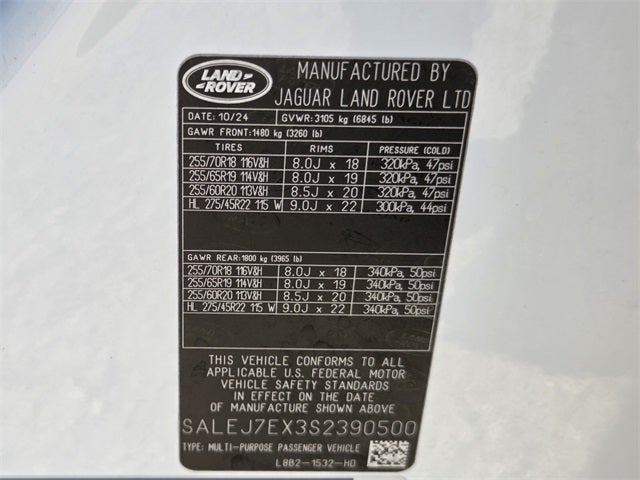 2025 Land Rover Defender 110 S