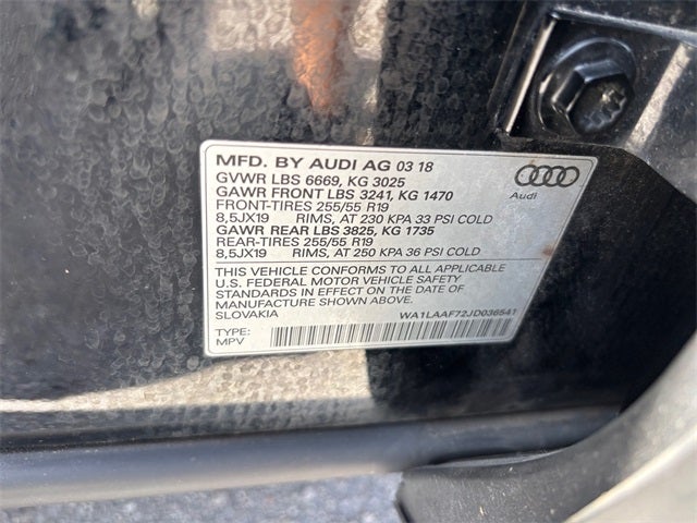 2018 Audi Q7 3.0T Premium quattro