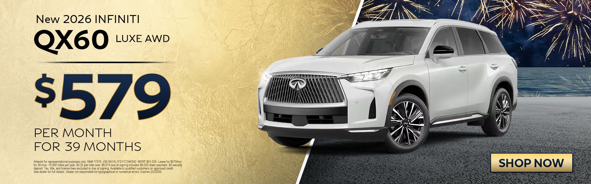 New 2026 INFINITI QX60 LUXE AWD