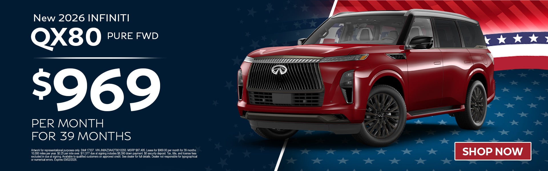 New 2026 Infiniti QX80