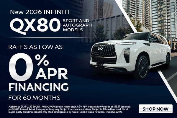 INFINITI QX80 APR Offer