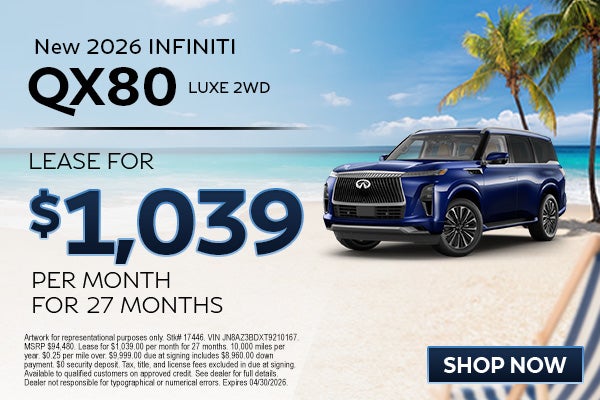 INFINITI QX80 lease deal