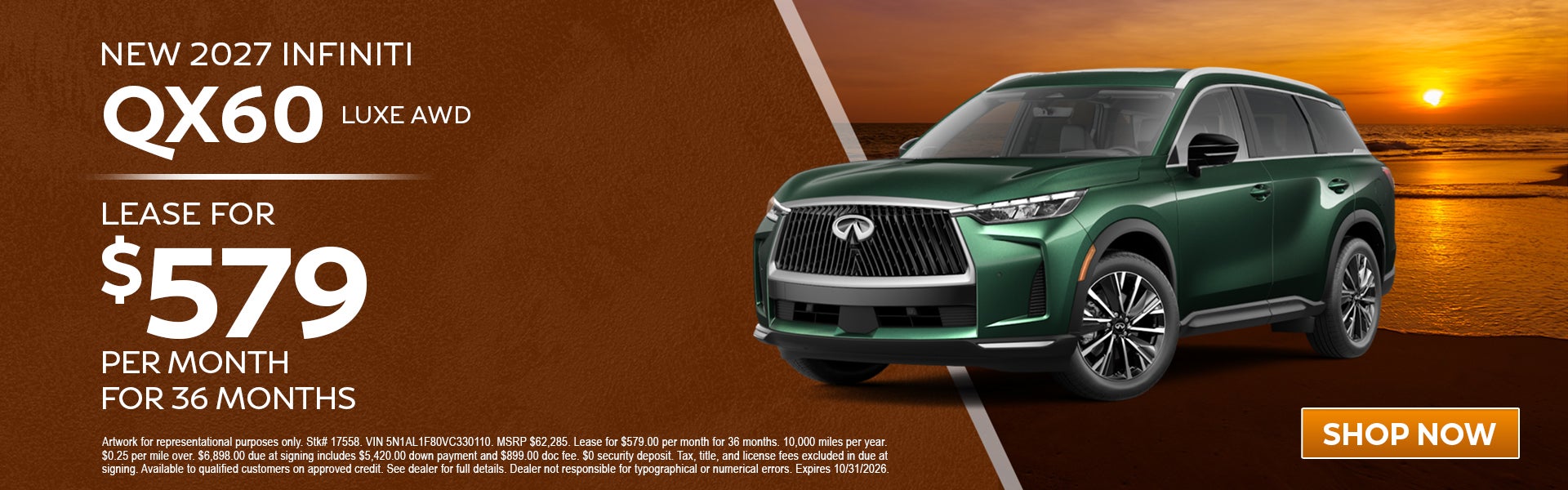 New 2027 INFINITI QX60 LUXE AWD
