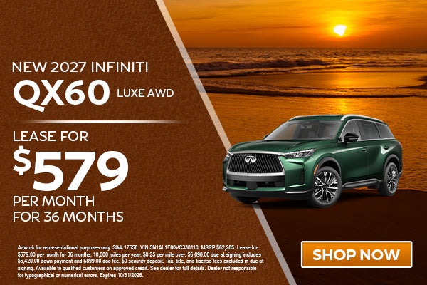 New 2027 INFINITI QX60 LUXE AWD
