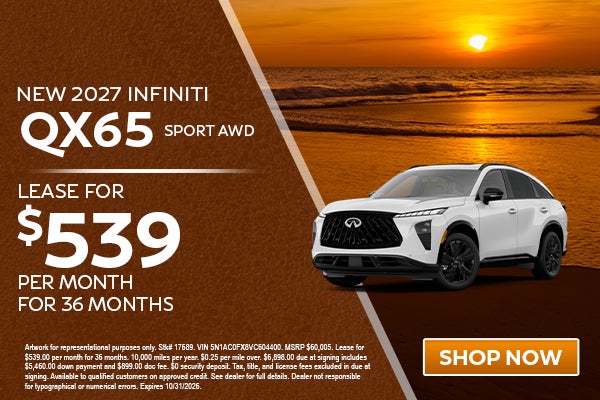 New 2027 INFINITI QX65 Sport AWD