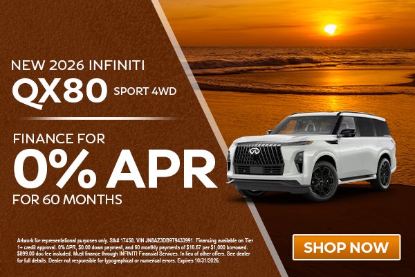New 2026 INFINITI QX80 Sport 4WD