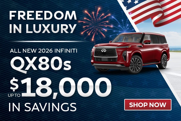 All New 2026 INFINITI QX80 Savings