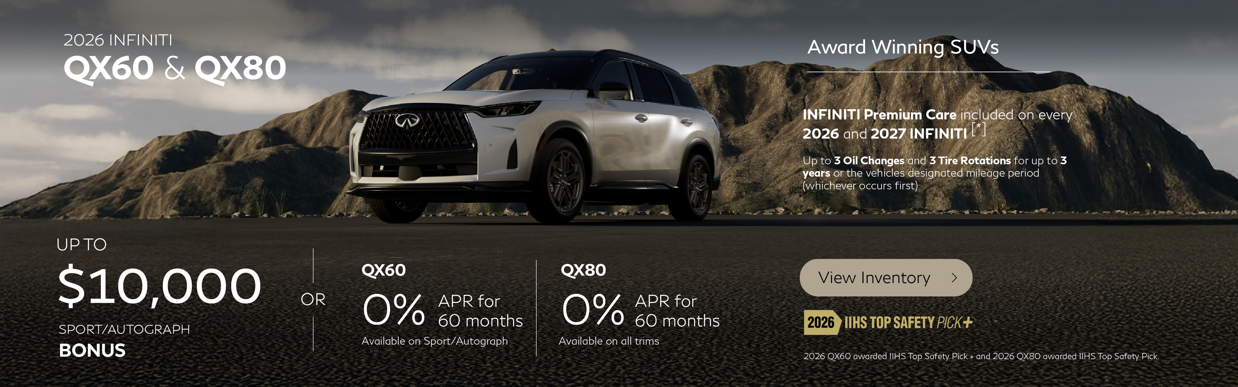 SD 2026 QX60 and QX80 June